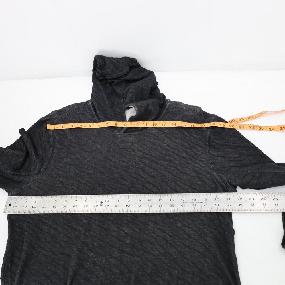 John Varvatos Hoodie Mens Large Cotton Stitch Long Sleeve Pullover textured - Picture 9 of 10